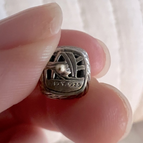 David Yurman Onyx Diamond Earrings - Picture 4 of 5